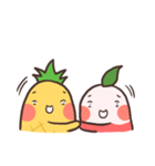 Mr.Pineapple ＆ Ms.Lychee 4（個別スタンプ：27）