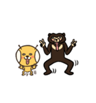 宇宙人イモゾン＆マレーグマのマレさん（個別スタンプ：3）