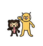 宇宙人イモゾン＆マレーグマのマレさん（個別スタンプ：12）