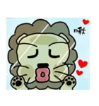 cute fat lion "leo mo" Part 2（個別スタンプ：19）
