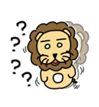 cute fat lion "leo mo" Part 2（個別スタンプ：21）