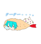 延命病棟天ぷらスタンプ（個別スタンプ：5）
