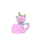 cat ！ cat ！ cat ！（個別スタンプ：18）