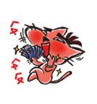 Mi Chang ＆ Fox foul（個別スタンプ：11）