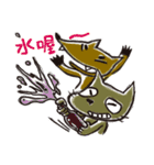 Mi Chang ＆ Fox foul（個別スタンプ：22）