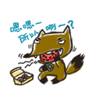 Mi Chang ＆ Fox foul（個別スタンプ：28）