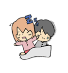 年下彼氏と年上彼女（個別スタンプ：24）