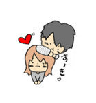 年下彼氏と年上彼女（個別スタンプ：36）