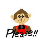 English Monkey（個別スタンプ：7）