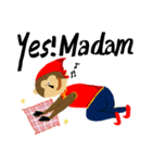 English Monkey（個別スタンプ：8）