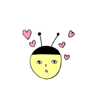 独身OLミツバチちゃん（個別スタンプ：3）