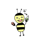 独身OLミツバチちゃん（個別スタンプ：20）