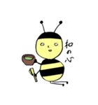 独身OLミツバチちゃん（個別スタンプ：24）