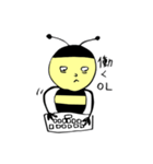 独身OLミツバチちゃん（個別スタンプ：30）