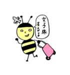 独身OLミツバチちゃん（個別スタンプ：34）