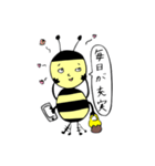 独身OLミツバチちゃん（個別スタンプ：35）