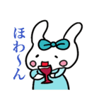■□とにかく笑っているうさぎ第1話□■（個別スタンプ：31）
