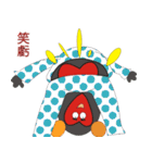Three kids' drawings and  dialogues（個別スタンプ：8）