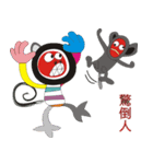Three kids' drawings and  dialogues（個別スタンプ：31）