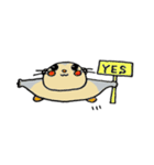 あいらぶエゾモモンガ（個別スタンプ：6）