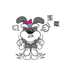 Grey Puppy（個別スタンプ：32）