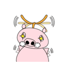 ヘリ子ブタ（個別スタンプ：3）