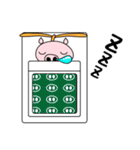 ヘリ子ブタ（個別スタンプ：7）