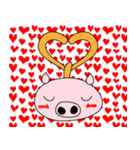 ヘリ子ブタ（個別スタンプ：32）