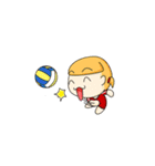 スポーツ ガール（個別スタンプ：2）