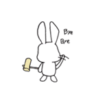 もちもちっとしたうさぎ（個別スタンプ：8）