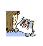 Iron microphone Diary2(Cat friends)（個別スタンプ：4）