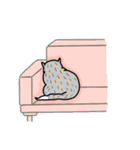 Iron microphone Diary2(Cat friends)（個別スタンプ：34）