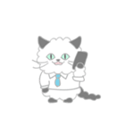 ネコでれんらく（個別スタンプ：24）
