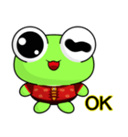 Ruanruan Frog Gengen (Happy New Year)（個別スタンプ：8）