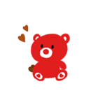 ヴァーベナちゃんと赤いクマ（個別スタンプ：11）