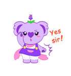 Purple Koala (Vol. Babble)（個別スタンプ：11）