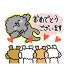 ふんわり敬語（トイプードル）（個別スタンプ：39）