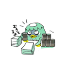 仕事漬け（個別スタンプ：21）