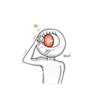 The big eye（個別スタンプ：8）