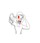 The big eye（個別スタンプ：34）