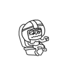 Ancient civilization boy（個別スタンプ：36）