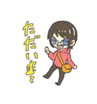 学業に追われる学生達（個別スタンプ：7）