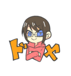 学業に追われる学生達（個別スタンプ：37）