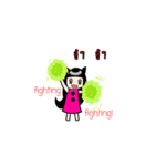 catty girl（個別スタンプ：19）
