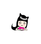 catty girl（個別スタンプ：21）