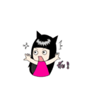 catty girl（個別スタンプ：35）