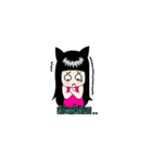 catty girl（個別スタンプ：36）