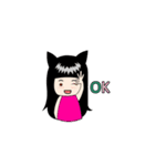 catty girl（個別スタンプ：37）