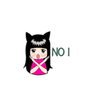 catty girl（個別スタンプ：38）