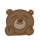 大きな熊顔（個別スタンプ：20）